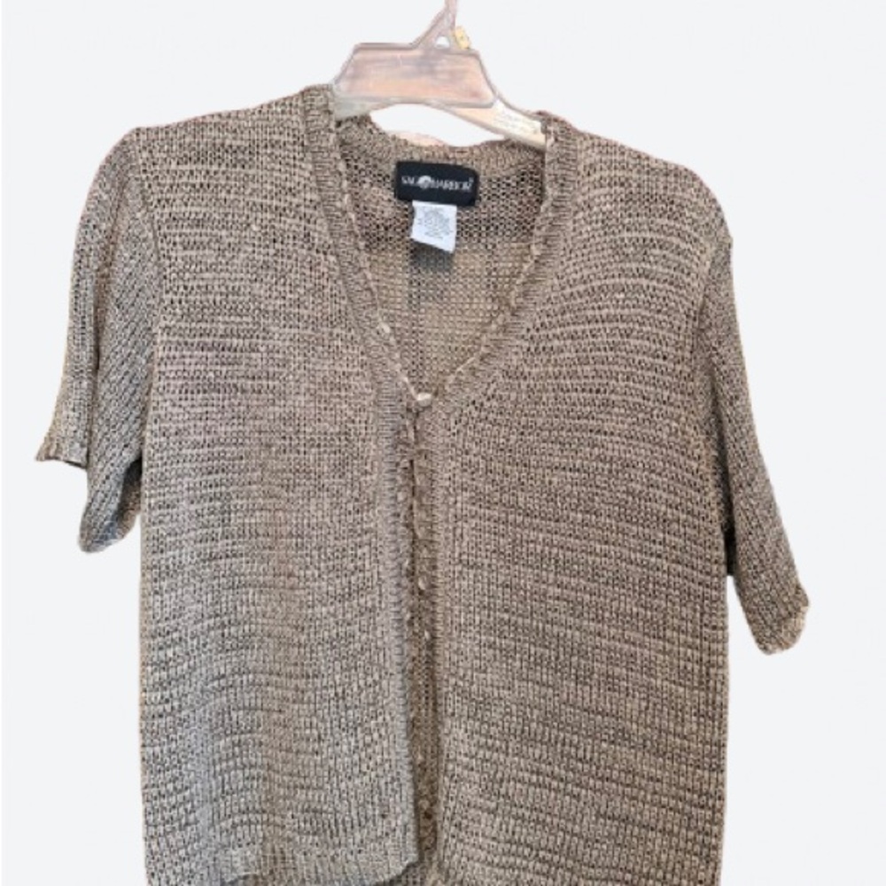 Sag Harbor Brown Knit Top